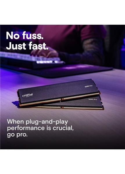 CRUCIAL PRO RAM DDR5 32GB KIT 2x16GB PC 5600 CRUCIAL PRO RAM DDR5 32GB KIT 2x16GB PC 5600