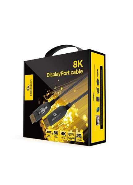 GEMBIRD AOC Kábel, Display Port Samec/Samec, 20m GEMBIRD AOC Kábel, Display Port Samec/Samec, 20m