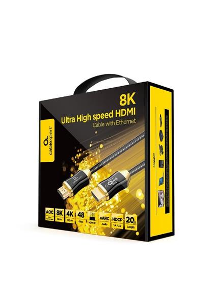 GEMBIRD AOC Kábel HDMI 2.1 M/M 20m, 8K Premium GEMBIRD AOC Kábel HDMI 2.1 M/M 20m, 8K Premium