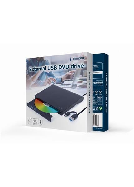 GEMBIRD Externá mechanika DVD-RW USB 3.1/Type C bl GEMBIRD Externá mechanika DVD-RW USB 3.1/Type C bl