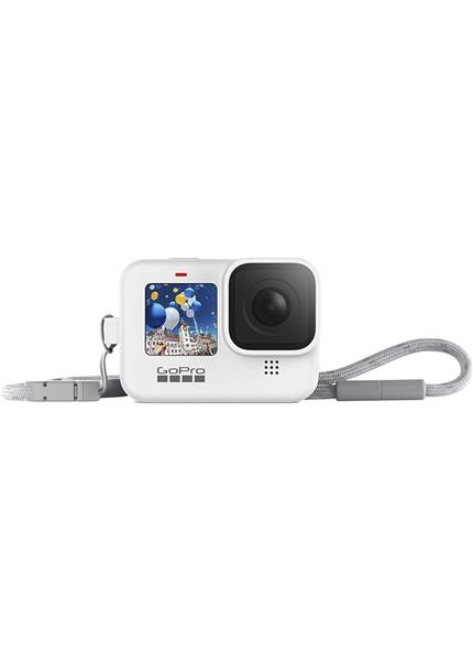 GoPro Sleeve + Lanyard (HERO9, HERO10 Black) White GoPro Sleeve + Lanyard (HERO9, HERO10 Black) White
