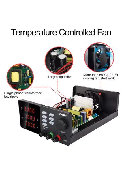 GVDA GD-E3010, Regulovateľný zdroj, 0-30V/0-10A GVDA GD-E3010, Regulovateľný zdroj, 0-30V/0-10A