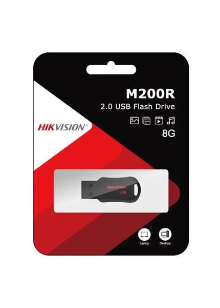 HIKVISION HS-USB-M200R, USB Kľúč, 8GB, čer/čier HIKVISION HS-USB-M200R, USB Kľúč, 8GB, čer/čier