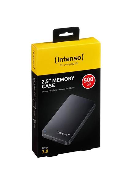 INTENSO 500GB MemoryCase 2,5" USB3.0 čierny INTENSO 500GB MemoryCase 2,5" USB3.0 čierny