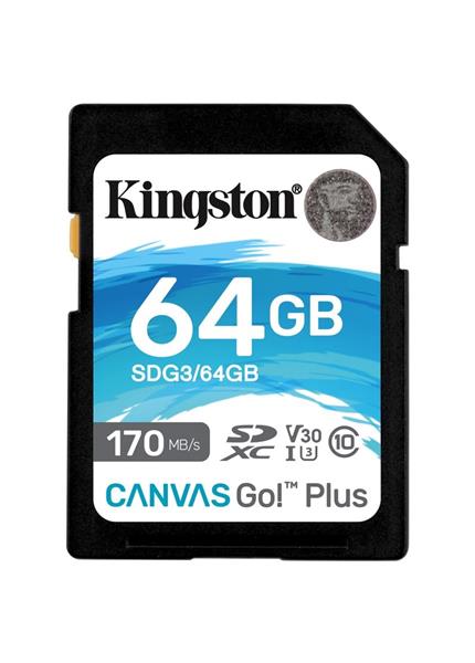 KINGSTON SDXC Canvas GO! Plus 64GB 170MB/s KINGSTON SDXC Canvas GO! Plus 64GB 170MB/s