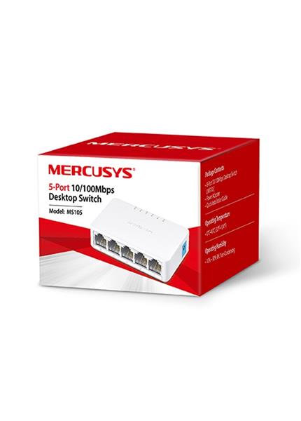 MERCUSYS 5-Port 10/100Mbps Desktop Switch MS105 MERCUSYS 5-Port 10/100Mbps Desktop Switch MS105