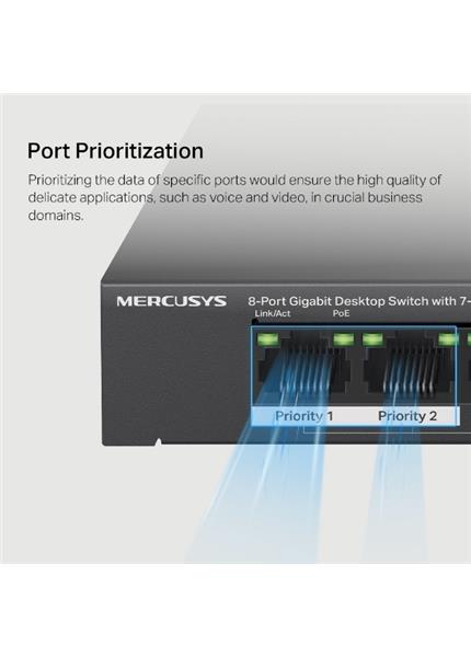MERCUSYS MS105GP, 5-Port 1000 Mbps Desktop Switch MERCUSYS MS105GP, 5-Port 1000 Mbps Desktop Switch