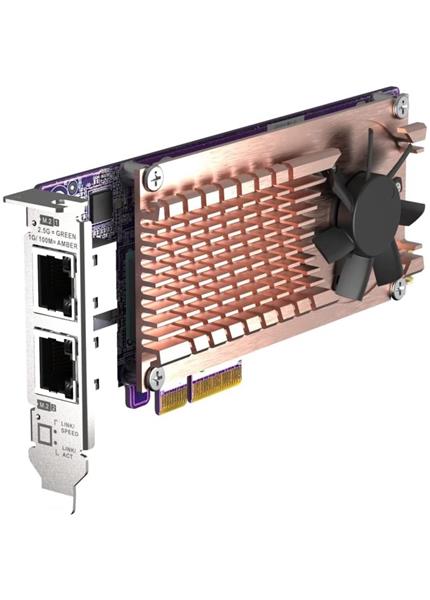QNAP QM2-2P2G2T PCIe dual SSD M.2 + 2x LAN card QNAP QM2-2P2G2T PCIe dual SSD M.2 + 2x LAN card
