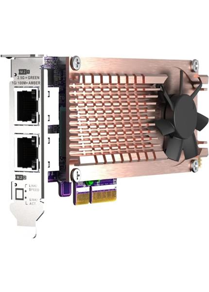 QNAP QM2-2P2G2T PCIe dual SSD M.2 + 2x LAN card QNAP QM2-2P2G2T PCIe dual SSD M.2 + 2x LAN card