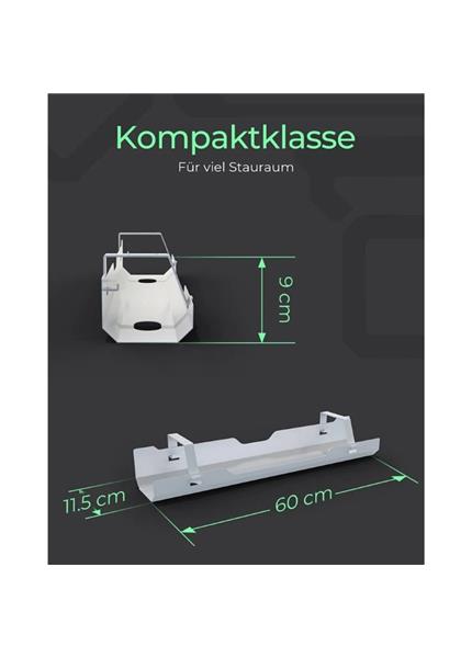 RAIDSONIC IB-EWA100W-CM, Káblová lišta RAIDSONIC IB-EWA100W-CM, Káblová lišta