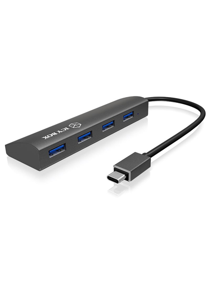 RAIDSONIC ICY BOX USB Type C HUB RAIDSONIC ICY BOX USB Hub, 4port, USB C/4x USB