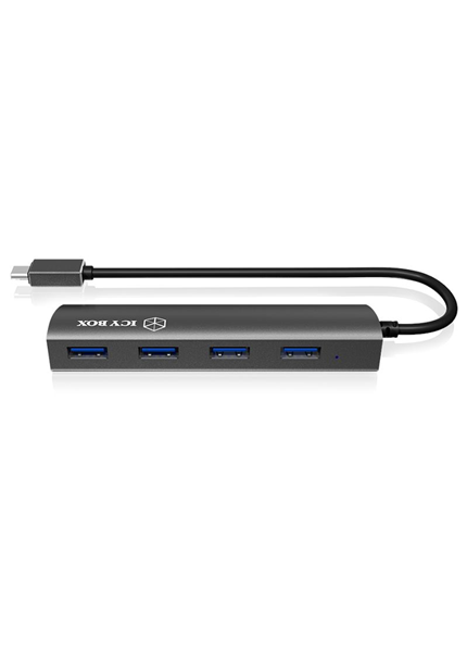 RAIDSONIC ICY BOX USB Type C HUB RAIDSONIC ICY BOX USB Hub, 4port, USB C/4x USB
