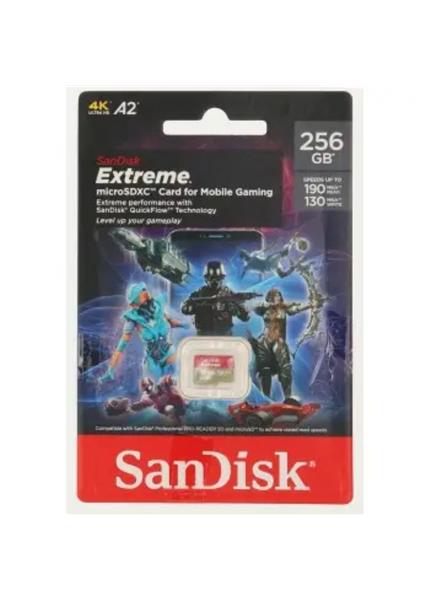 SanDisk Extreme MG Micro SDXC 256 GB 190MB/s V30 SanDisk Extreme MG Micro SDXC 256 GB 190MB/s V30
