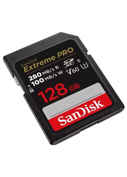 SanDisk Extreme PRO SD karta, 128 GB, V60, C10 SanDisk Extreme PRO SD karta, 128 GB, V60, C10
