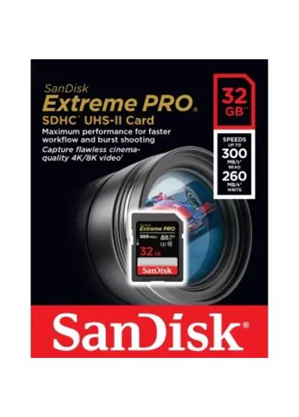 SanDisk Extreme PRO SD karta, 32 GB, SDHC, UHS-II SanDisk Extreme PRO SD karta, 32 GB, SDHC, UHS-II