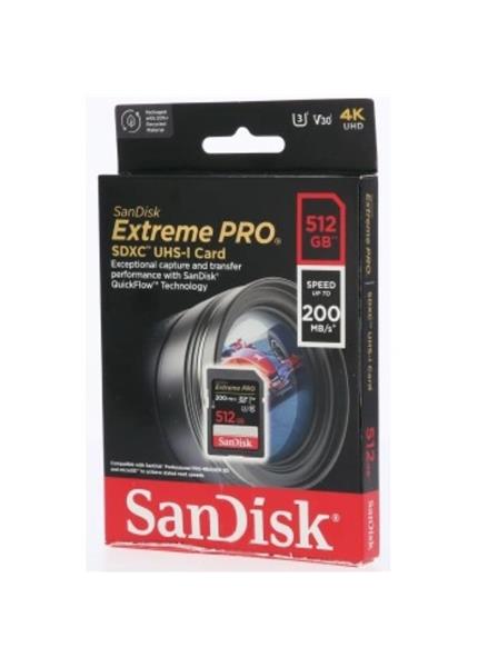 SanDisk Extreme PRO SD karta, 512 GB, SDXC, UHS-I SanDisk Extreme PRO SD karta, 512 GB, SDXC, UHS-I