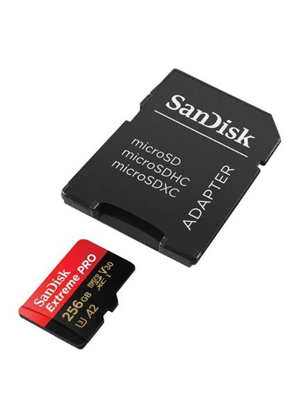 SanDisk Extreme PRO SDXC 256GB 200MB/s V30 + ada SanDisk Extreme PRO SDXC 256GB 200MB/s V30 + ada