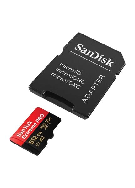 SanDisk Extreme PRO SDXC 512GB 200MB/s V30 + ada SanDisk Extreme PRO SDXC 512GB 200MB/s V30 + ada