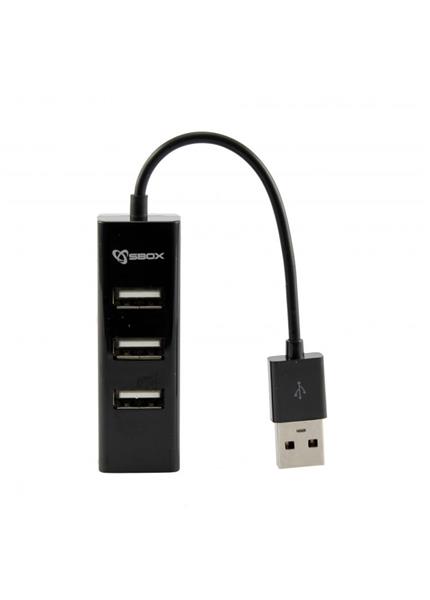 SBOX H204 black USB 2.0 port 4x SBOX H204 black USB 2.0 port 4x