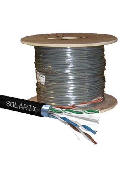 SOLARIX kábel CAT6 FTP PE Fca vonkajší 500m/cievka SOLARIX kábel CAT6 FTP PE Fca vonkajší 500m/cievka