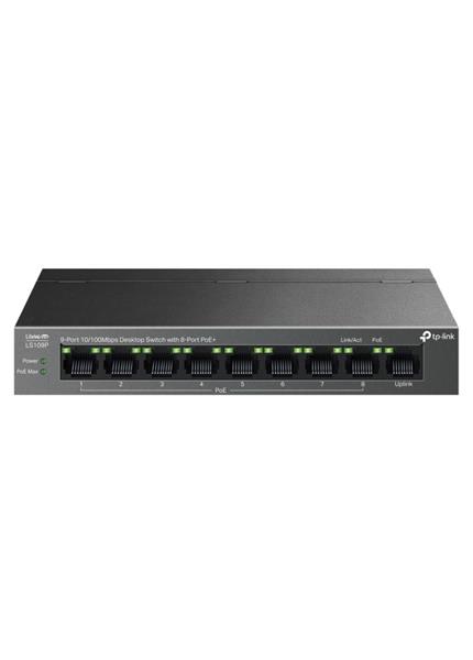 TP-Link LS109P, Switch 9-Port/100Mbps/Desk/PoE+ TP-Link LS109P, Switch 9-Port/100Mbps/Desk/PoE+