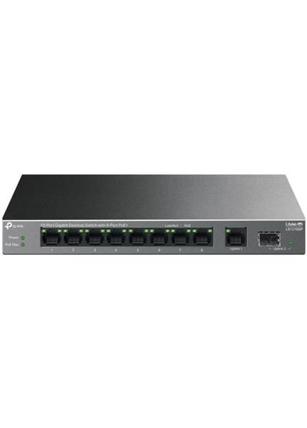 TP-Link LS1210GP, Switch 10-Port/1Gbps/Desk/PoE+ TP-Link LS1210GP, Switch 10-Port/1Gbps/Desk/PoE+