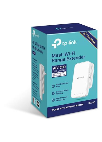 TP-Link RE300 AC1200 Wi-Fi Range Extender TP-Link RE300 AC1200 Wi-Fi Range Extender